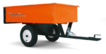 HUSQVARNA TC 242 T mit Schneeschild 120Plus & Gartentraktoren Anhänger 275 – Bild 2