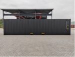 40 Fuß High Cube Container, schwarzgrau – Bild 3