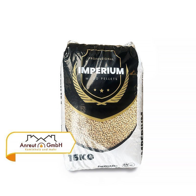 imperium.jpg Holzpellets IMPERIUM Sack 975 kg Premium-Qualität – Bild 1