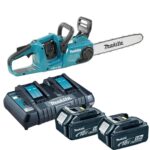 Makita DUC353Z 2x 18V mit 2x 5Ah Akku + 2x DC18RC – Bild 2